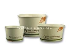 Biodegradable - Compostable Hot Paper Bowls 16oz 